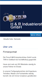 Mobile Screenshot of hr-industrierohrbau.de